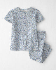 Baby Girl 2-Piece Organic Cotton Pajamas in Meadow Bloom