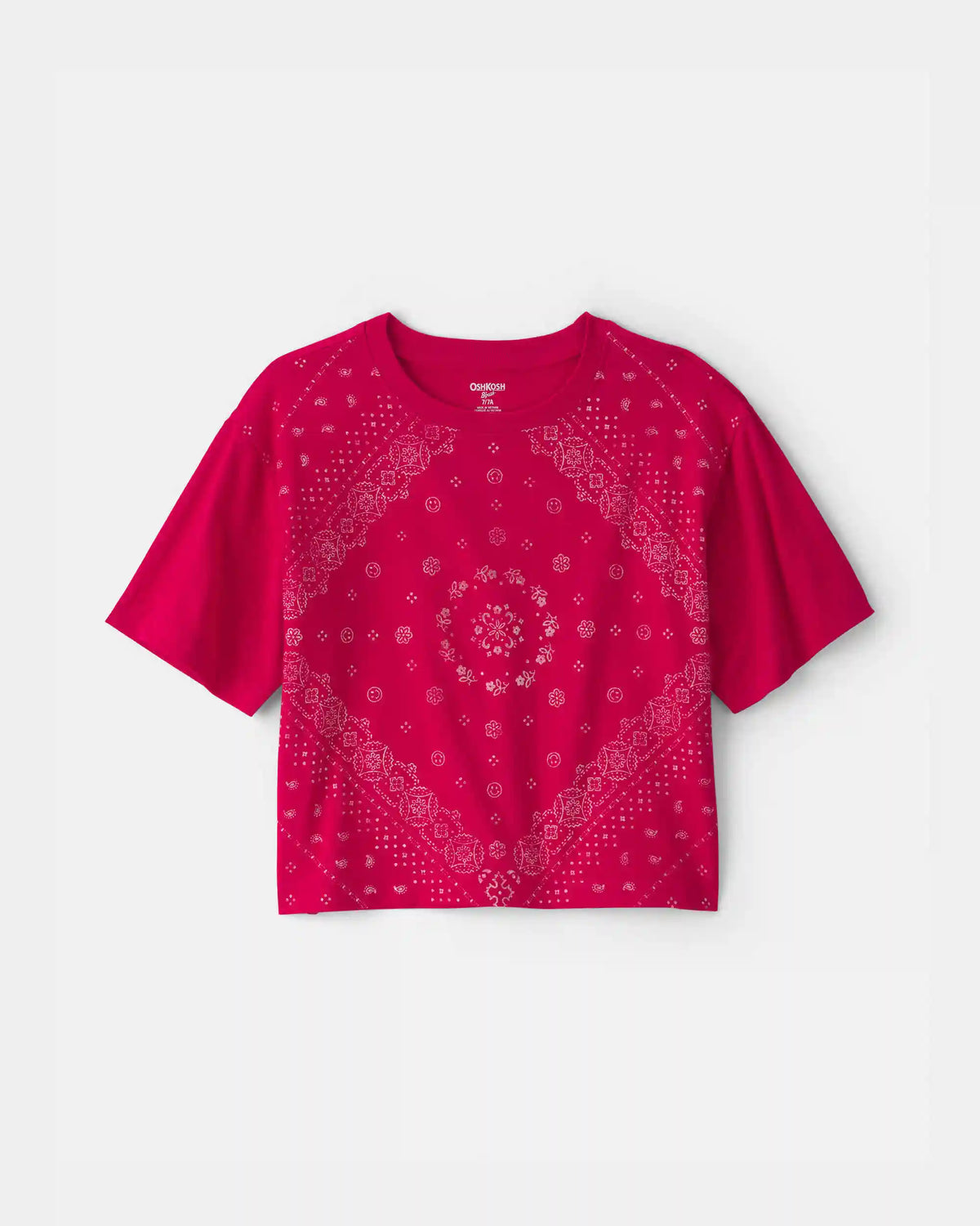 Girls Bandana Tee - Red