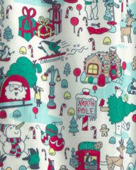 Adult Christmas Scavenger Hunt Fleece Loose Fit Pajama Bottoms