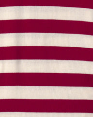 Kids 2-Piece Organic Cotton Ribbed Pajamas in Stripes