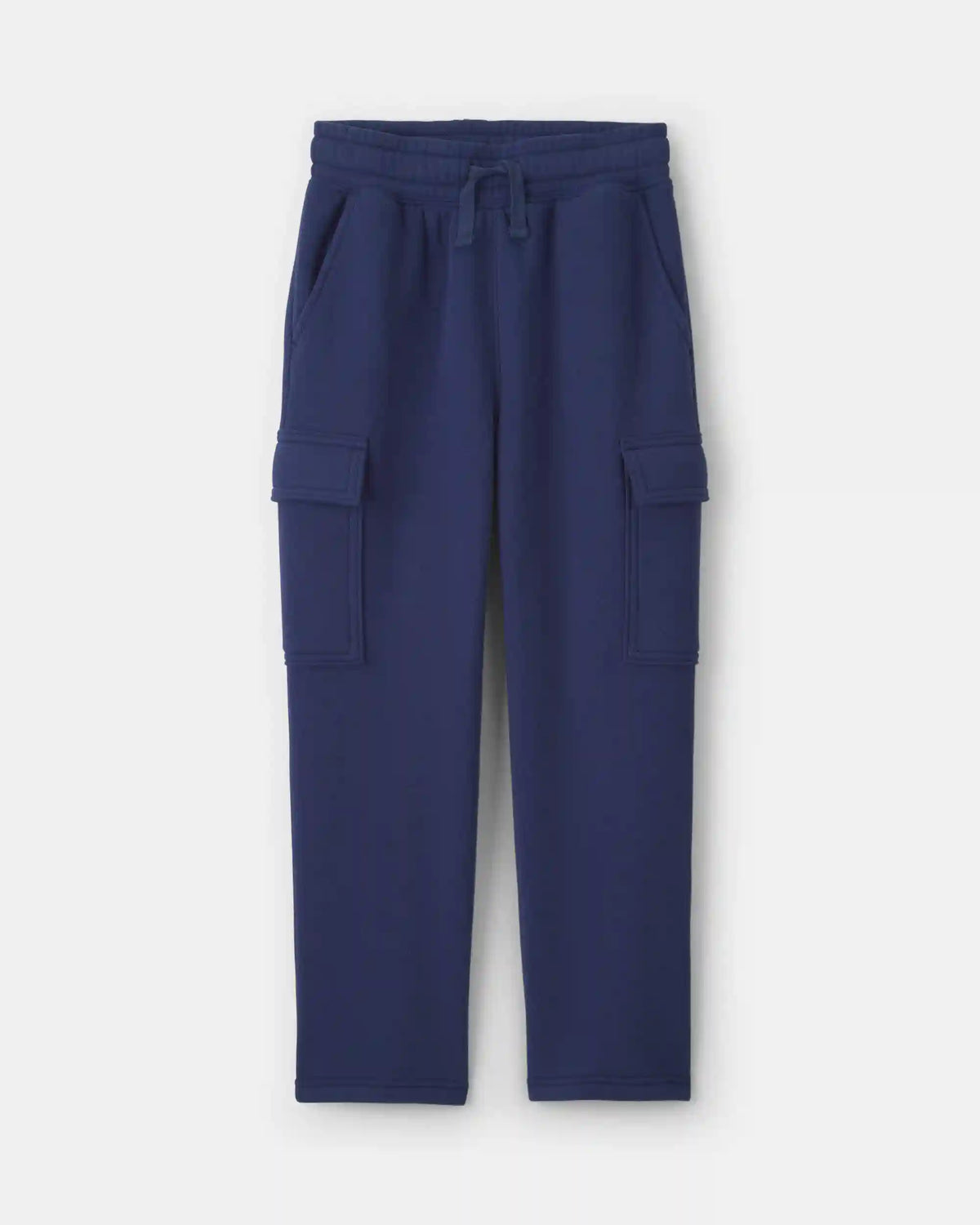 Boys Fleece Cargo Pants - Navy Blue
