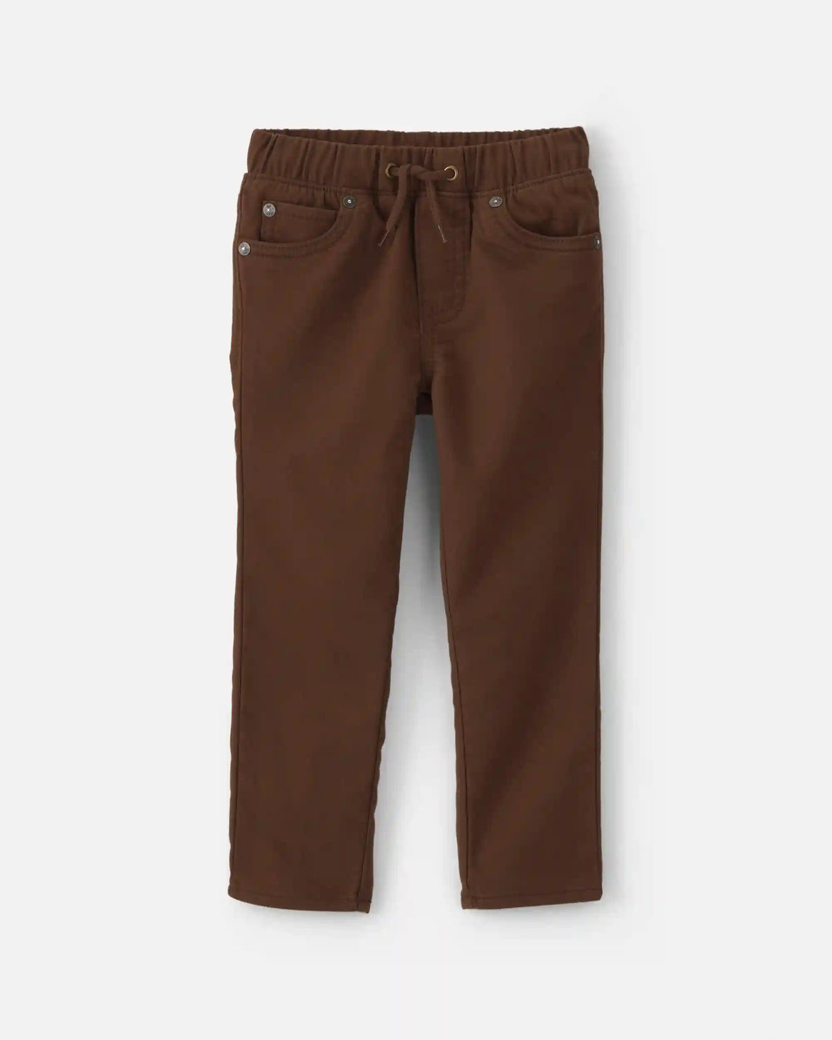 Toddler Boy Pull-On Pants - Brown