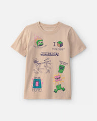 Boys Minecraft® Graphic Tee - Tan