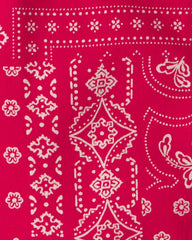 Toddler Boy Bandana Short-Sleeve Button-Down Shirt - Red