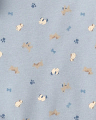 Baby Boy 2-Pack Dog Short-Sleeve Rompers - Blue
