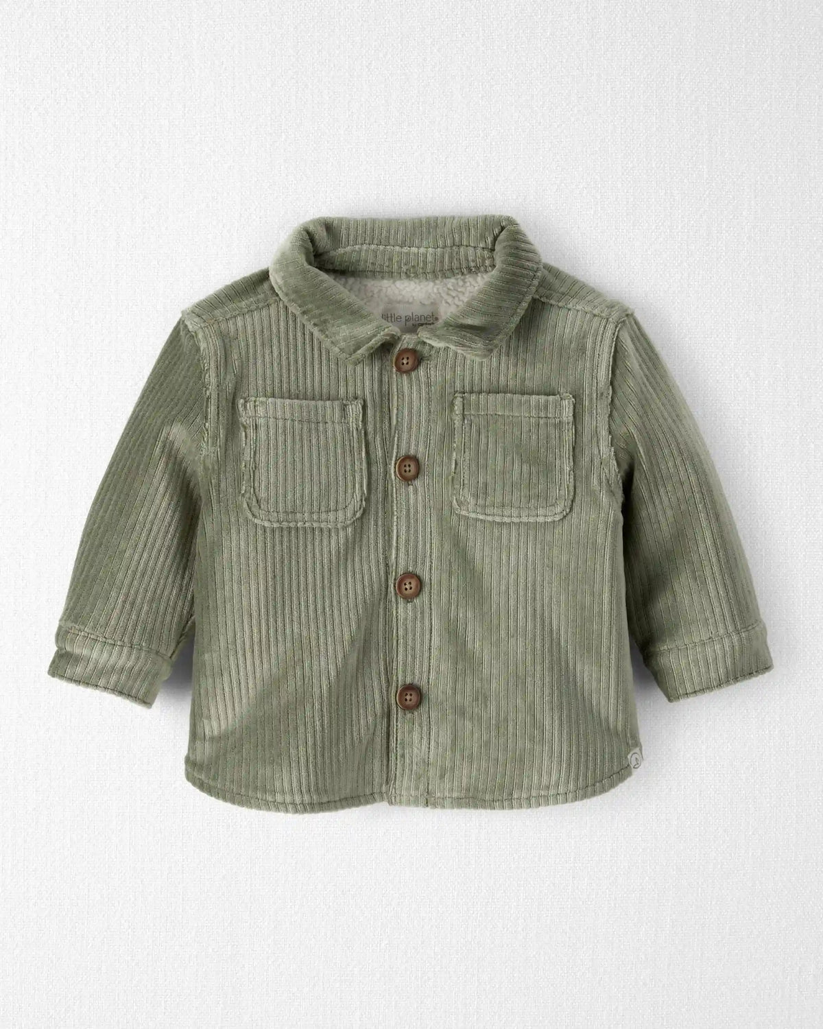 Baby Boy Recycled Ribbed Velour Jacket