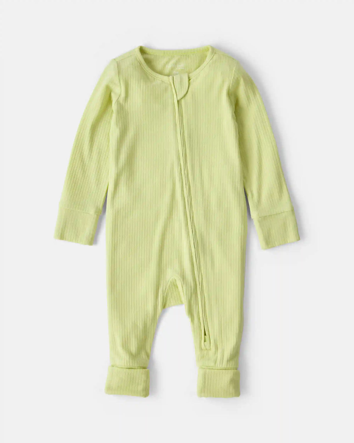 Baby PurelySoft™ 2-Way Zip Sleep & Play Pajamas - Green