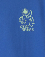 Boys Space Graphic Tee - Blue