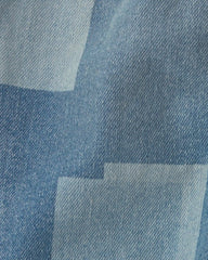 Baby Girl Patchwork Straight-Leg Jeans - Medium Wash