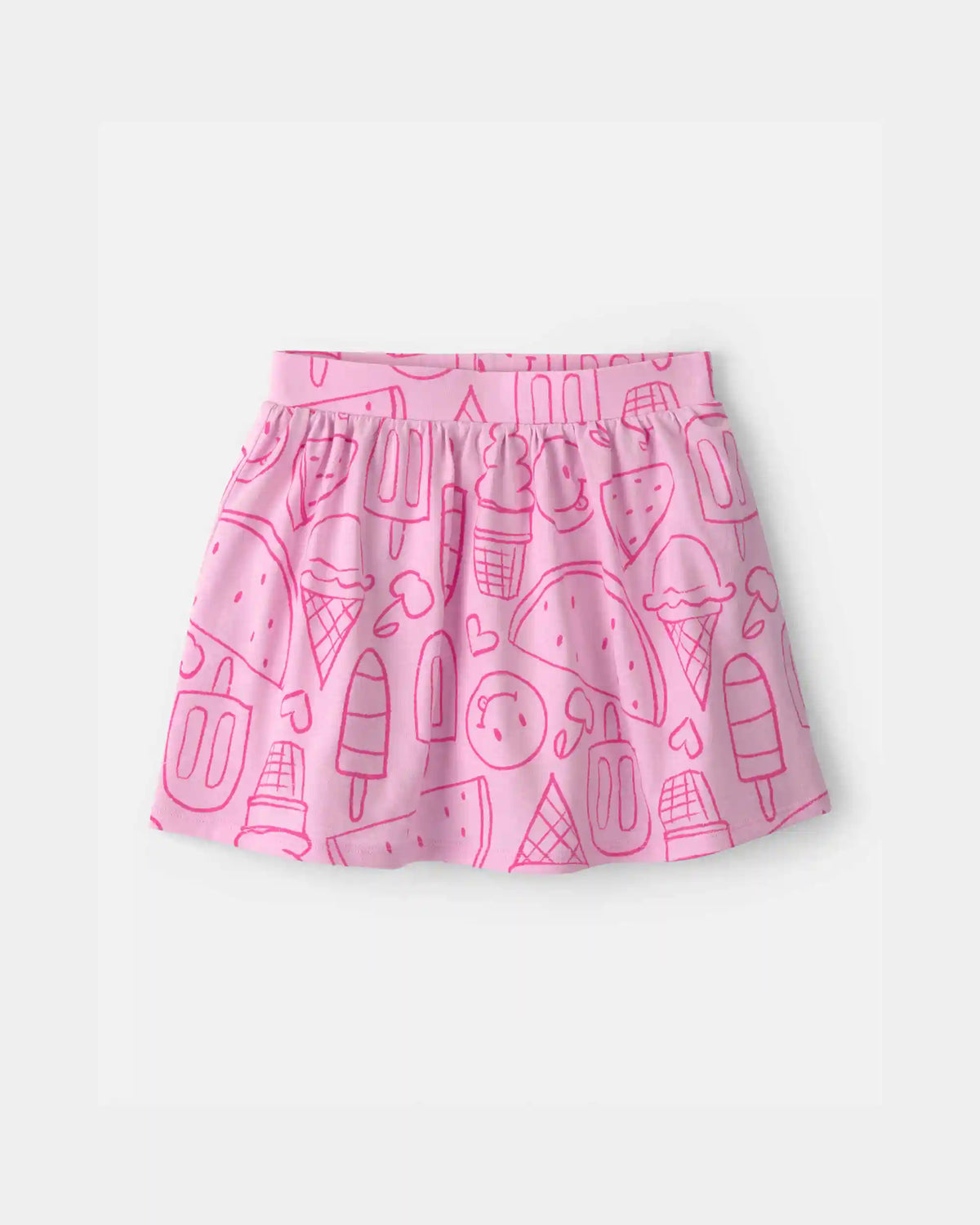 Girls Summer Popsicle Skort - Pink