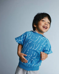 Toddler Elastic-Waist Tee in Otter Avenue Print - Blue