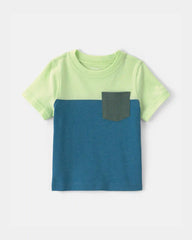 Baby Boy Color Block Short-Sleeve T-Shirt - Blue/Green