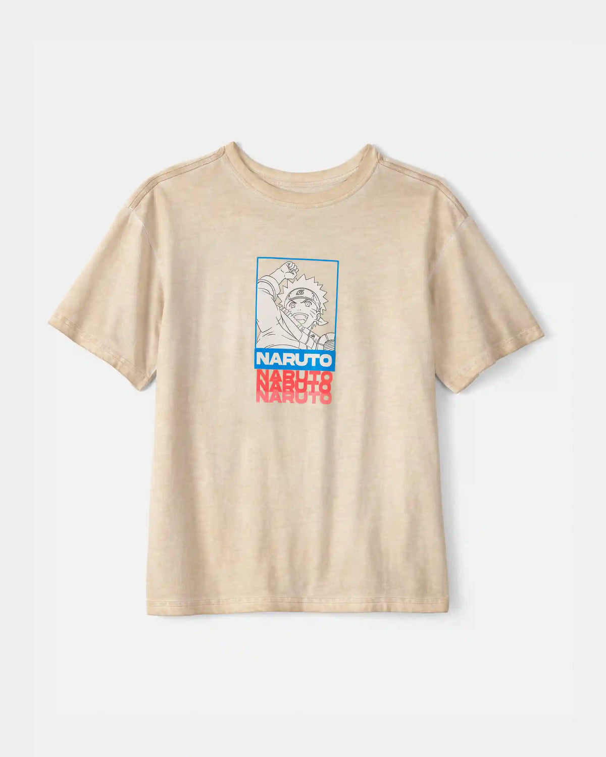 Boys Naruto Graphic Tee - Beige