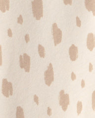 Baby Girl Dots Pull-On Stretch Leggings - Cream