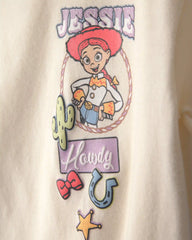 Toddler Girl 2-Piece Pixar© Toy Story French Terry Short-Sleeve Top & Short Set - Purple/Cream