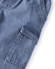 Toddler Organic Cotton Denim Cargo Pants