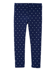 Baby Polka Dot Cotton Stretch Leggings