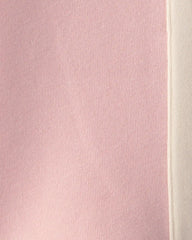 Toddler Girl 2-Piece Varsity Fleece Sweatshirt & Pant Set - Cream/Pink
