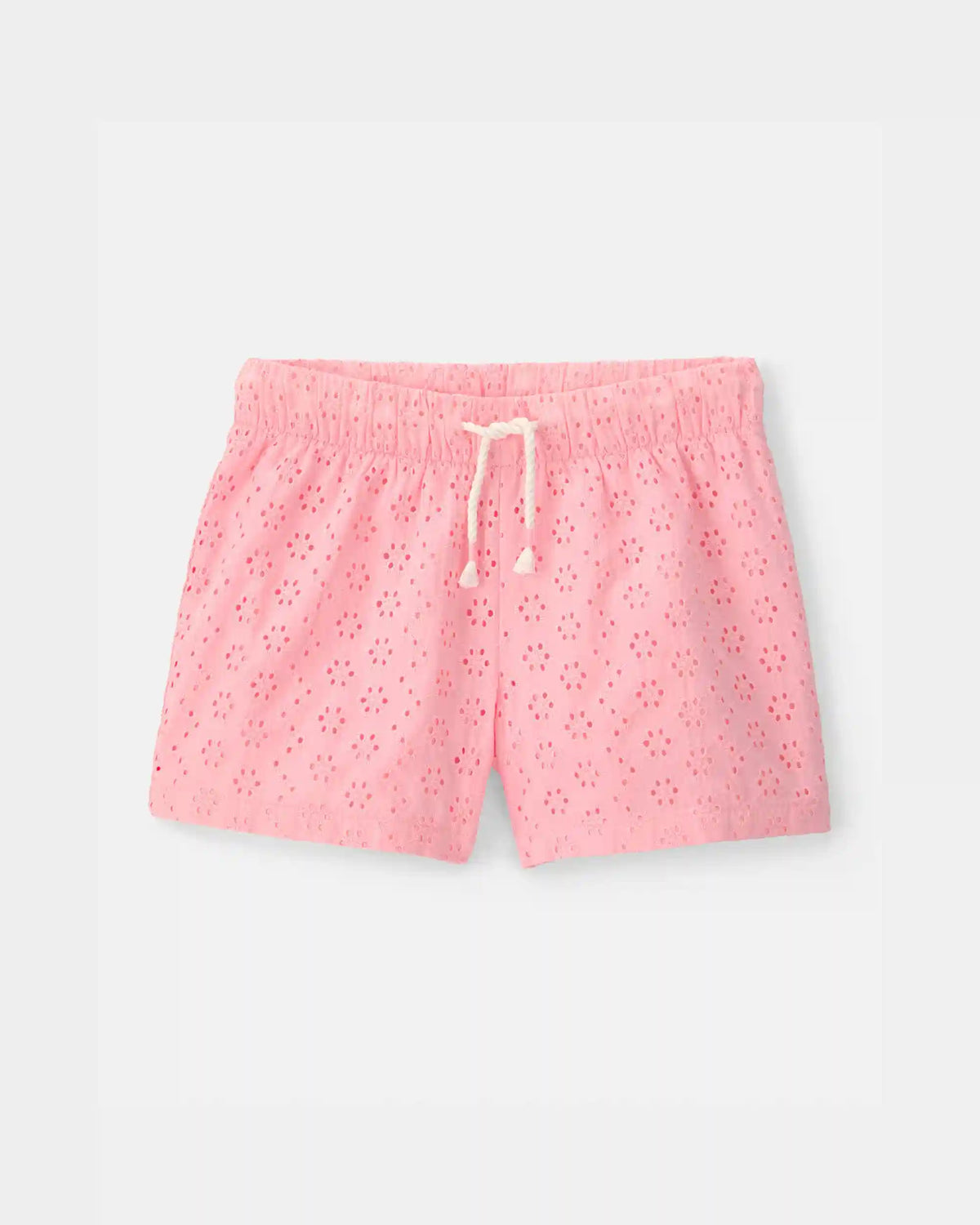 Girls Eyelet Shorts - Pink