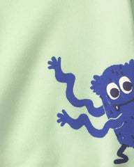 Baby Boy 2-Piece Monster Fleece Top & Pant Set - Green/Blue