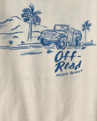 Boys 'Off-Road' Car Graphic Tee - Cream