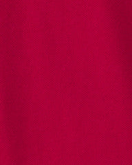 Toddler Boy Uniform Piqué Polo Shirt - Red