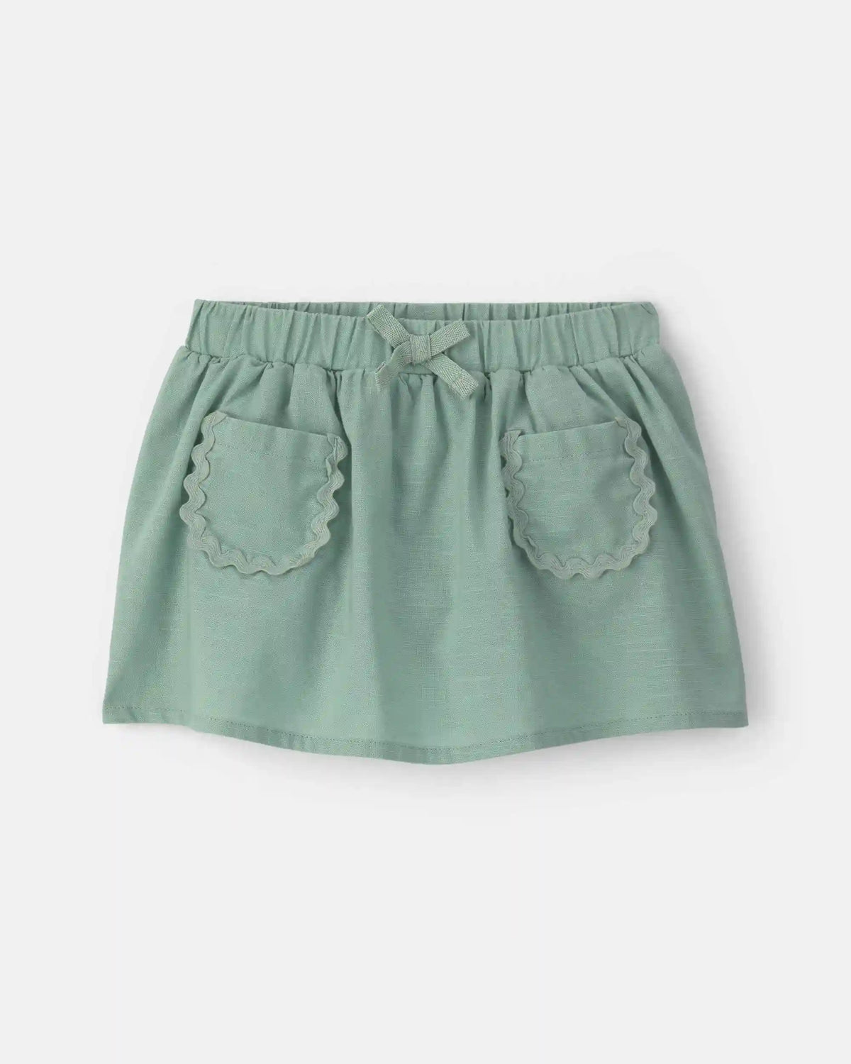 Baby Girl Pocket Skort - Green