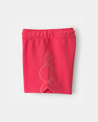 Toddler Boy Crab French Terry Shorts - Coral