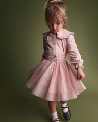 Toddler Girl Avenue Twirl™ Mini Skirt with Tulle - Blush