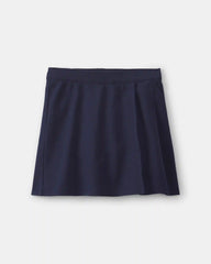 Girls Uniform Ponte Skort - Navy