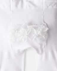 Baby Girl 2-Pack Tights - White