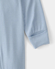 Baby Boy 2-Way Zip PurelySoft Sleep & Play Pajama - Blue