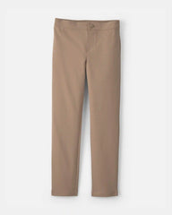 Girls Uniform Ponte Skinny Pants - Khaki