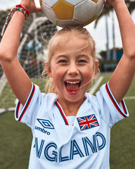 Kids Umbro England Soccer Jersey - White