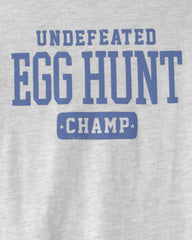 Kids Easter Egg Hunt Graphic Tee - Grey