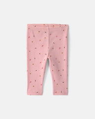 Baby Girl 3-Piece Leaves Layering Set - Pink