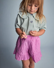 Toddler Girl Ruffle Butterfly Shorts - Pink