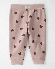 Baby Girl Waffle Knit Top & Pant Set Made with Organic Cotton