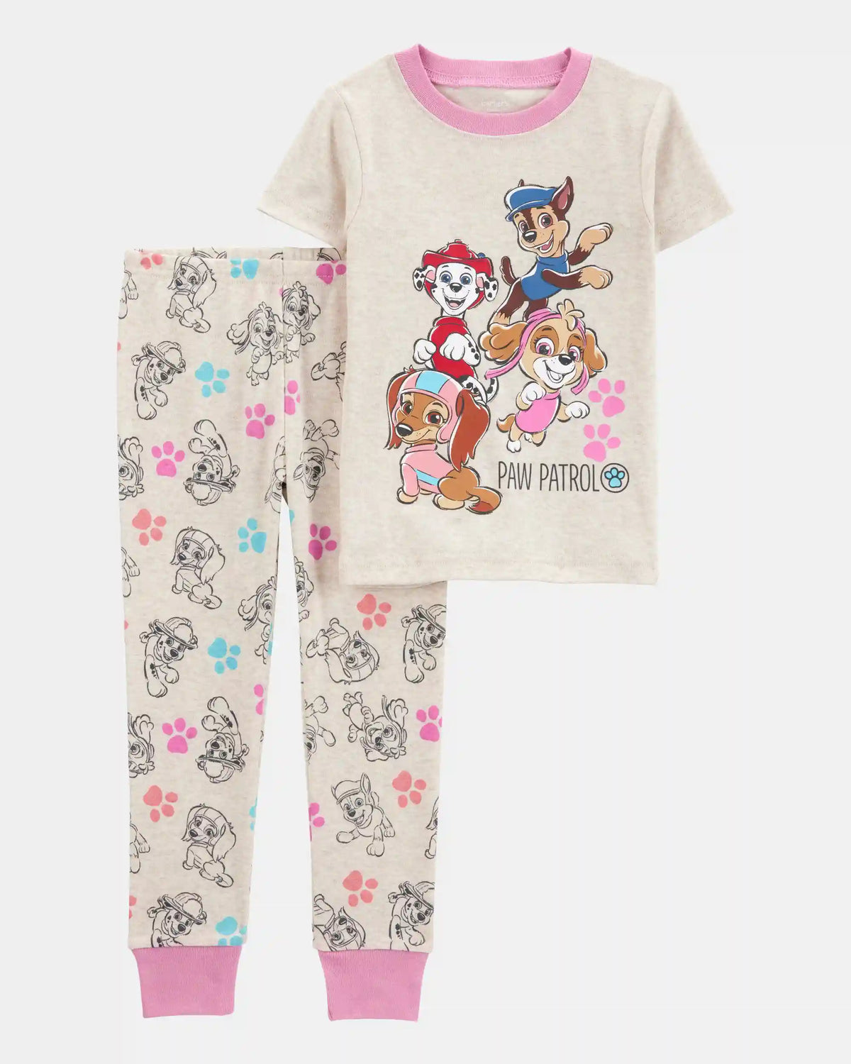 Toddler Girl PAW Patrol Snug Fit Cotton 2-Piece Pajamas
