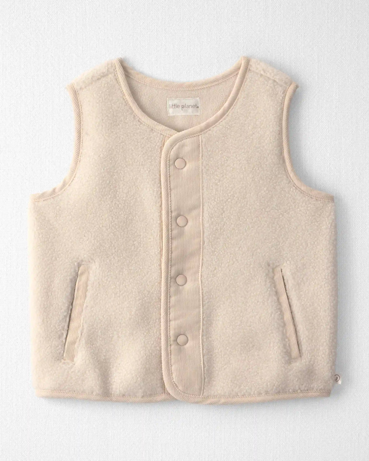 Toddler Recycled Teddy Fleece Vest