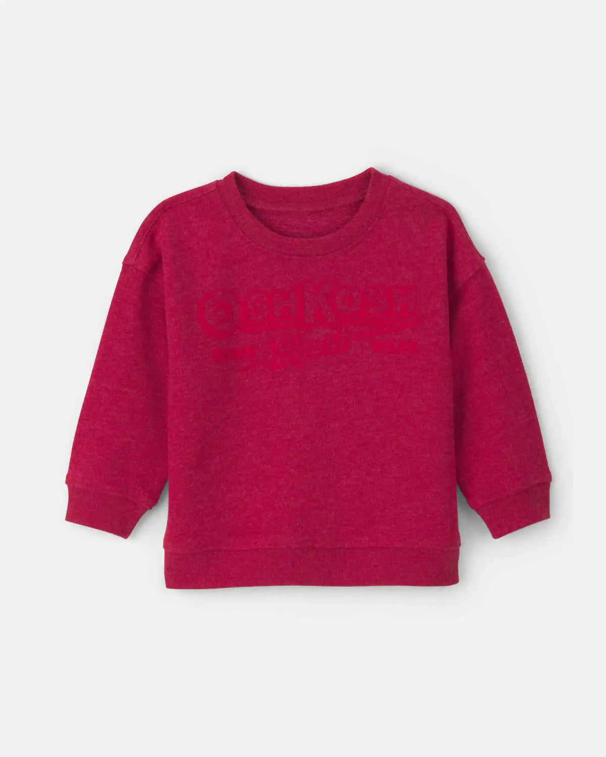 Baby Boy OshKosh Logo French Terry Pullover Sweatshirt - Red