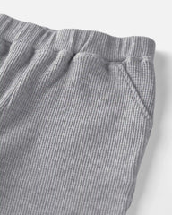 Baby Boy 2-Piece Organic Cotton Waffle Knit Top & Pant Set