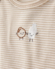 Baby Boy 5-Pack Kangaroo Cloud Short-Sleeve Bodysuits