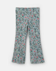 Toddler Girl 2-Piece Floral Fleece Sweatshirt & Pant Set - Blue