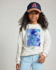 Girls Wicked Pullover Sweatshirt - Cream