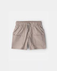 Baby Boy Woven Pocket Shorts - Taupe