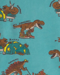 Boys 2-Piece Dino DreamPlush Snug Fit Pajama Set - Green