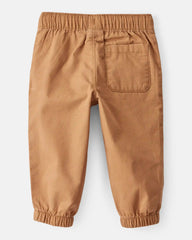 Baby Boy  Cotton Everyday Pull-On Jogger - Brown