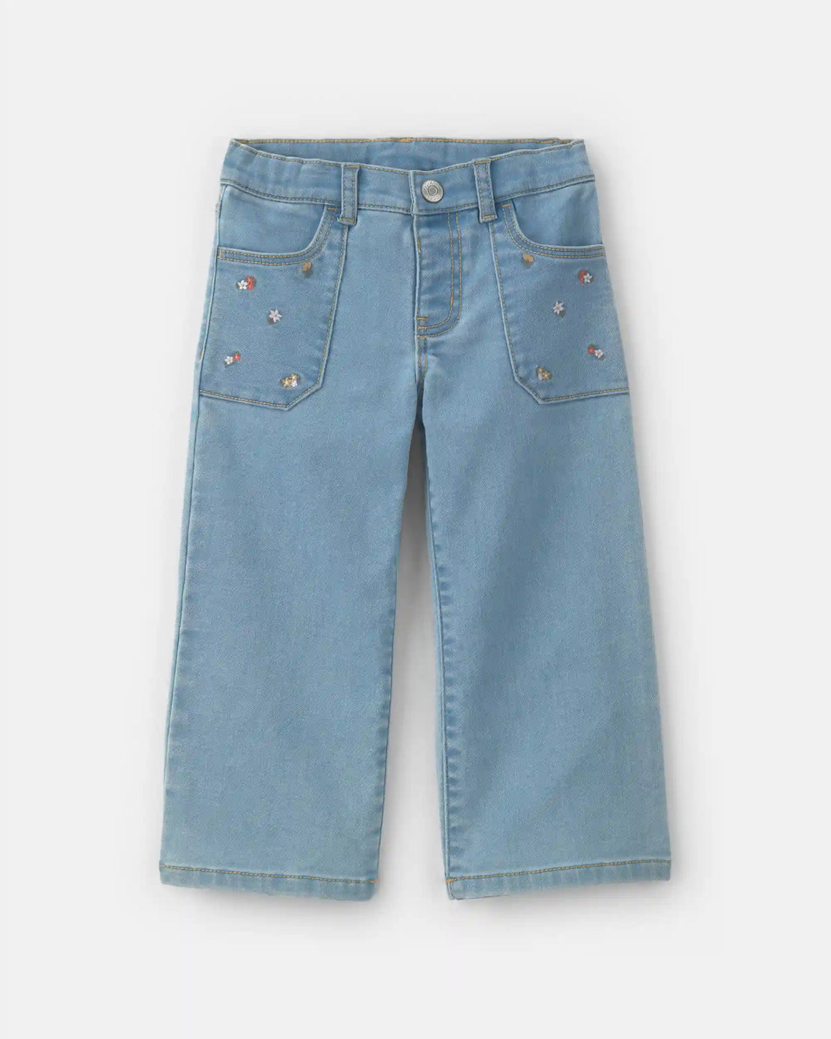 Toddler Girl Wide-Leg Jeans - Light Wash