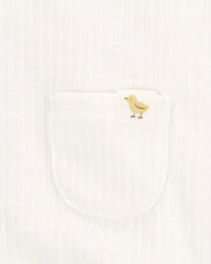 Baby 3-Piece Chick Little Cardigan Set - Ivory